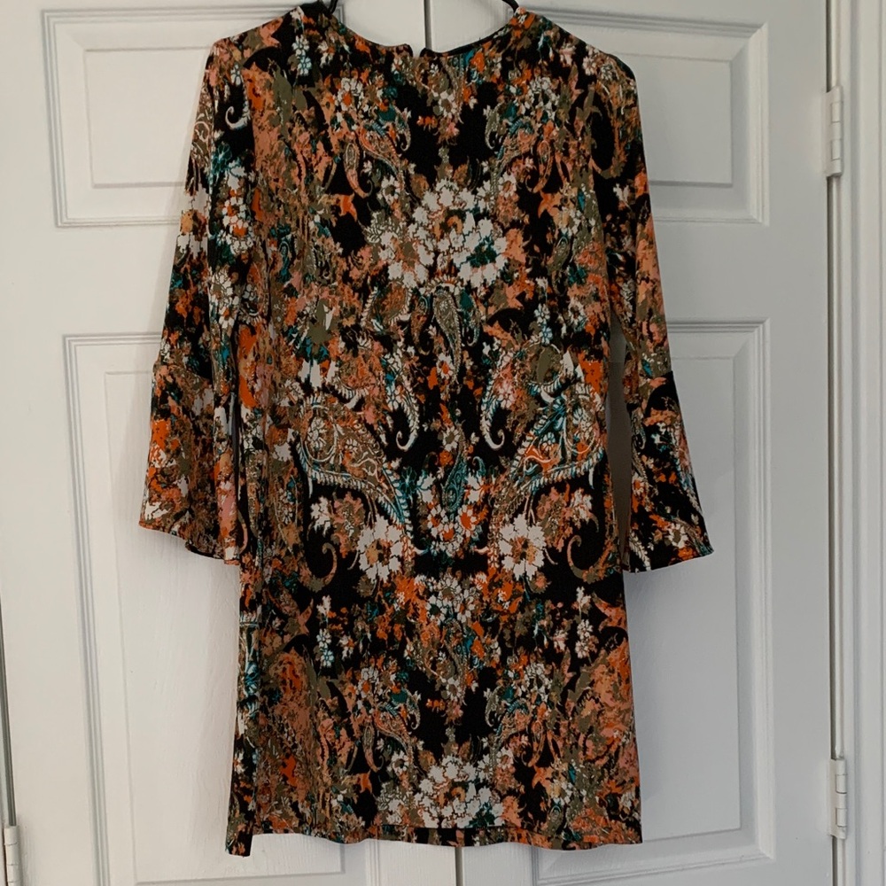 Wayf Multicolor Abstract Dress